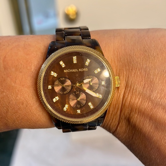 Michael Kors, Jet Set Watch, Tortoise